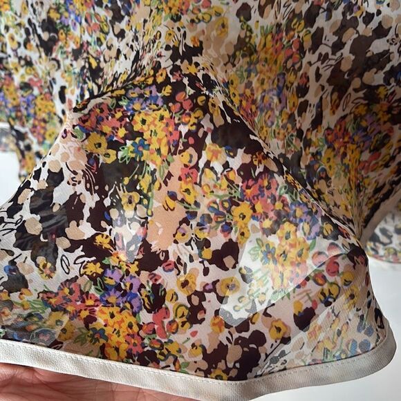 Anthropology Yellow/White Striped Tank Top. Size XSmall. - Picture 8 of 10